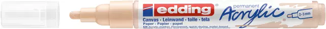 Een Acrylmarker edding e-5100 medium warm beige koop je bij Deska Alles voor Kantoor