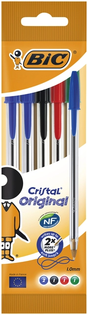 Een Balpen Bic Cristal M assorti koop je bij Egner kantoorspecialisten