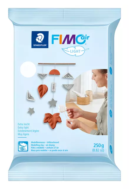 Boetseerklei Fimo Air light 250gram wit