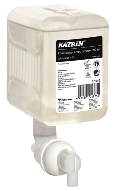 Een Handzeep Katrin Foam Arctic Breeze 500ml 47345 koop je bij De Joma BV