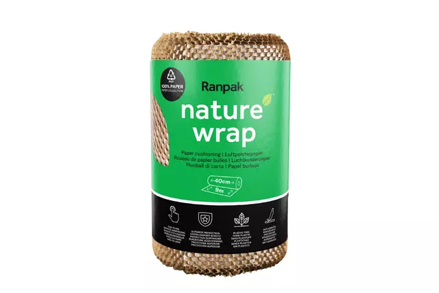 Een Inpakmateriaal Ranpak naturewrap luchtkussen bruin koop je bij All Office Kuipers BV