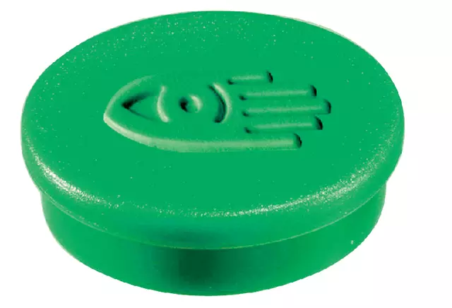 Een Magneet Legamaster 35mm super 2500gr groen 2 stuks koop je bij Deska Alles voor Kantoor