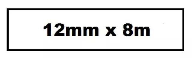 Een Labeltape Quantore TZE-231 12mm x 8m zwart op wit koop je bij iPlusoffice