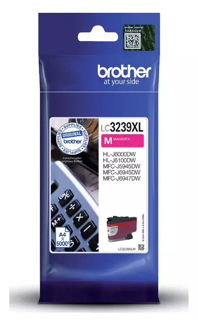 Een Inktcartridge Brother LC-3239XLM rood koop je bij Sysdicom BV