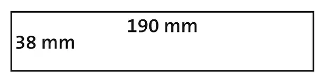 Een Etiket Dymo LabelWriter multifunctioneel 38x190mm 1 rol á 110 stuks wit koop je bij De Joma BV