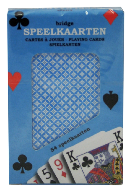 Een Speelkaarten premium blauw koop je bij Romijn Office Supply