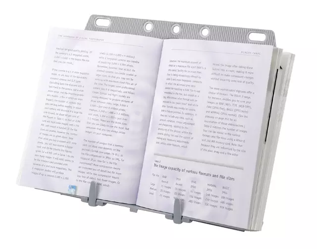 Een Documentenhouder Fellowes booklift zilvergrijs koop je bij Schellen Boek- en Kantoorboekhandel