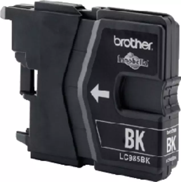 Een Inktcartridge Brother LC-985BK zwart koop je bij De Joma BV