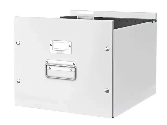 Een Hangmappenbox Leitz Click & Store 320x240x335mm wit koop je bij De Joma BV