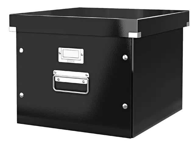 Een Hangmappenbox Leitz Click & Store 357x285x367mm zwart koop je bij De Joma BV