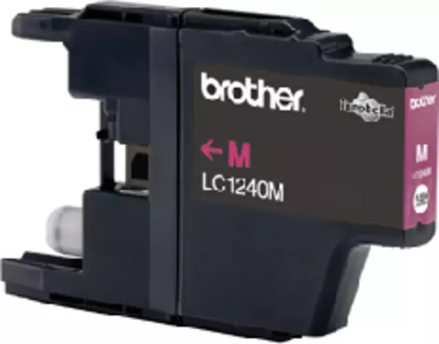 Een Inktcartridge Brother LC-1240M rood koop je bij De Joma BV