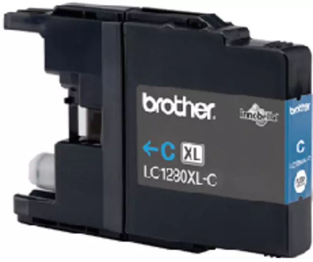 Een Inktcartridge Brother LC-1280XLC blauw koop je bij De Joma BV