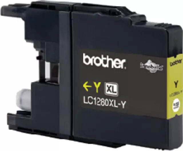 Een Inktcartridge Brother LC-1280XLY geel koop je bij De Joma BV