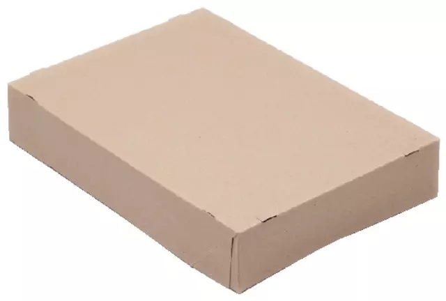 Een Paraatdoos CleverPack A4 305x218x55mm voor 500 vel bruin pak à 10 stuks koop je bij De Rijk Kantoorshop