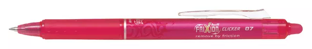 Buy your Rollerpen PILOT friXion clicker medium roze at QuickOffice BV