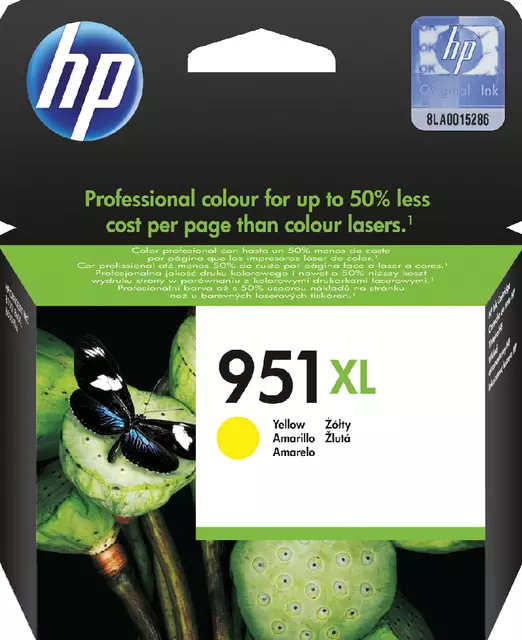 Een Inktcartridge HP CN048AE 951XL geel koop je bij All Office Kuipers BV