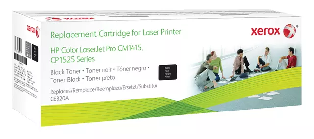 Een Tonercartridge Xerox alternatief tbv HP CE320A 128 zwart koop je bij De Joma BV