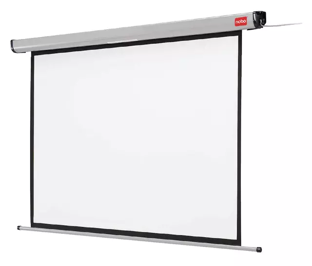 Een Projectiescherm Nobo wand 300cm elektrisch koop je bij Clippz! Office Supplies