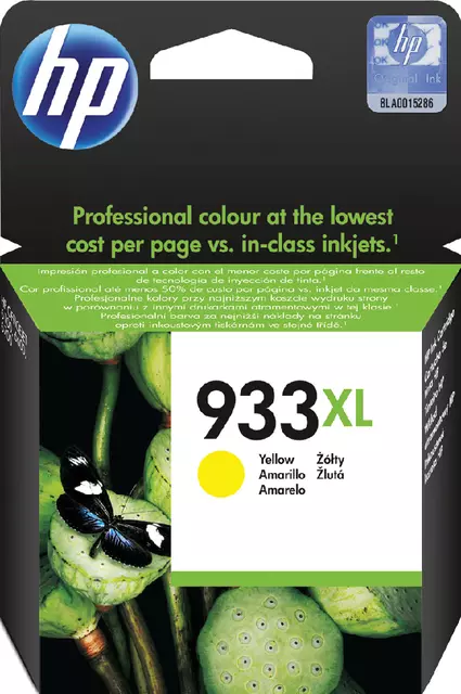 Een Inktcartridge HP CN056AE 933XL geel koop je bij All Office Kuipers BV