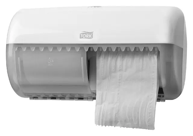 Een Toiletpapier Tork T4 Advanced 2laags wit 110767 koop je bij All Office Kuipers BV