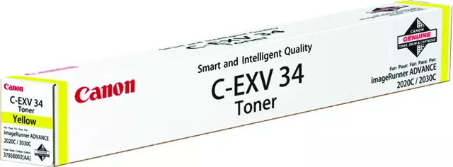 Een Tonercartridge Canon C-EXV 34 geel koop je bij Topkantoor Repro Creatief