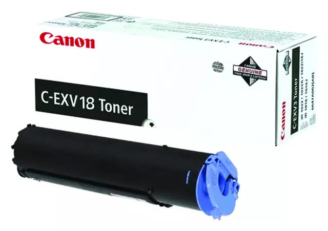 Een Tonercartridge Canon C-EXV 18 zwart koop je bij Clippz! Office Supplies