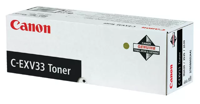 Een Tonercartridge Canon C-EXV 33 zwart koop je bij Topkantoor Repro Creatief