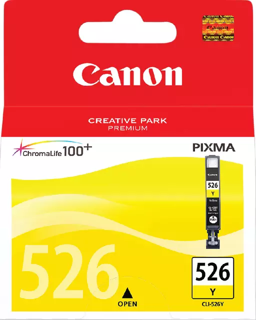 Buy your Inktcartridge Canon CLI-526 geel at QuickOffice BV