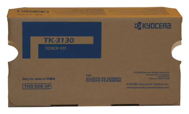 Een Toner Kyocera TK-3130K zwart koop je bij De Joma BV