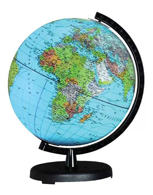 Een Globe Columbus Terra kunststof voet 26cm 552610/H koop je bij Schellen Boek- en Kantoorboekhandel