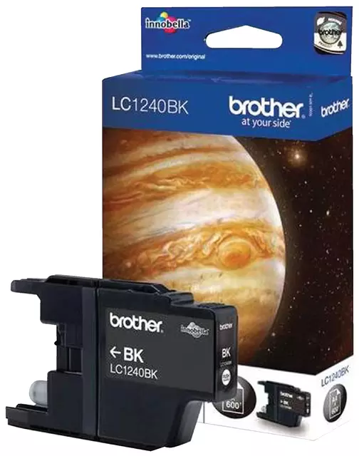 Een Inktcartridge Brother LC-1240BK zwart koop je bij All Office Kuipers BV