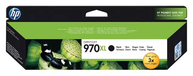 Een Inktcartridge HP CN625AE 970XL zwart koop je bij Clippz! Office Supplies