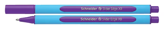 Een Balpen Schneider Slider Edge extra breed paars koop je bij Peter Wind