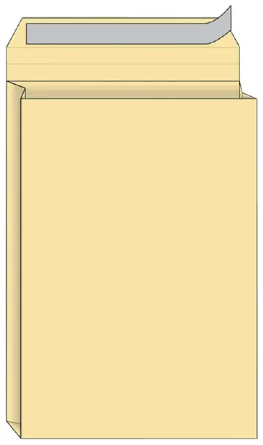 Een Envelop Quantore monsterzak 229x324x38mm zelfkl creme 125st koop je bij Schellen Boek- en Kantoorboekhandel