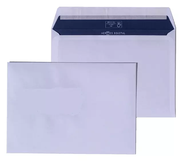 Een Envelop Hermes bank EA5/6 110x220 500st wit koop je bij All Office Kuipers BV