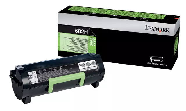 Een Tonercartridge Lexmark 50F2H00 prebate zwart koop je bij Romijn Office Supply