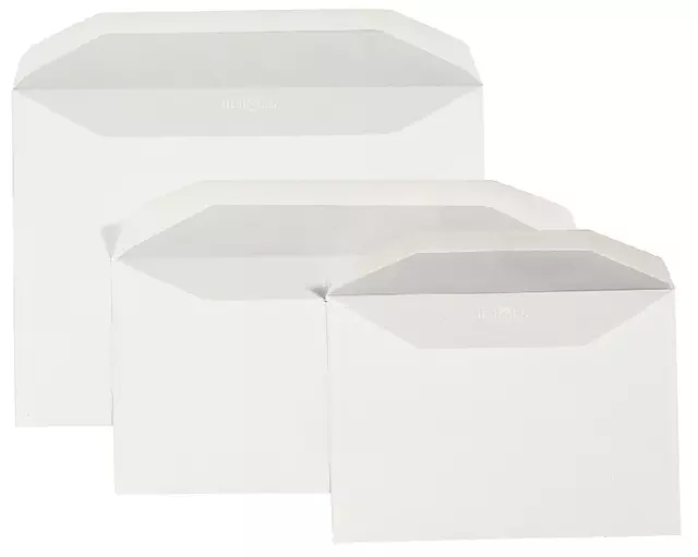 Een Envelop Quantore bank EA5/6 110x220mm zelfklevend wit 25stuk koop je bij De Joma BV