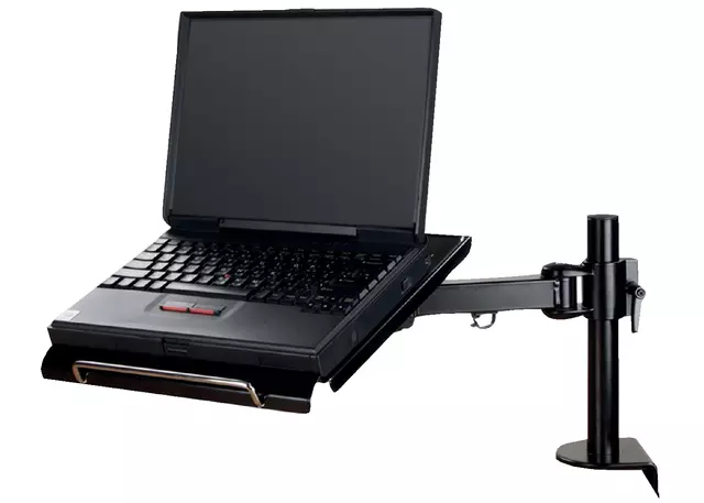 Een Laptoparm Neomounts D100 met klem zwart koop je bij De Joma BV