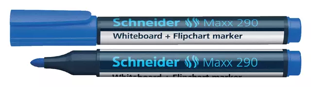 Een Viltstift Schneider Maxx 290 whiteboard rond 2-3mm blauw koop je bij QuickOffice BV