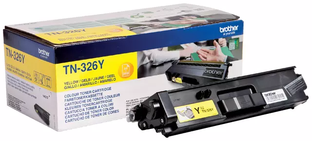 Een Toner Brother TN-326Y geel koop je bij Kantorice office & business supplies