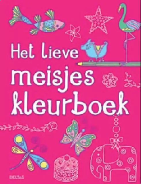 Een Kleurboek Deltas het lieve meisje kleurbooek koop je bij De Rijk Kantoorshop