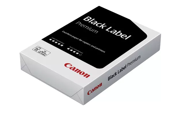 Een Kopieerpapier Canon Black Label Premium A4 80gr wit 500vel koop je bij De Joma BV