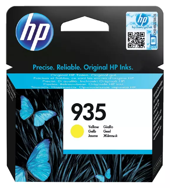 Een Inktcartridge HP C2P22AE 935 geel koop je bij All Office Kuipers BV