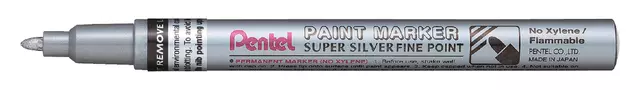 Een viltstift Pentel MSP10 rond 1.5mm zilver koop je bij Deska Alles voor Kantoor