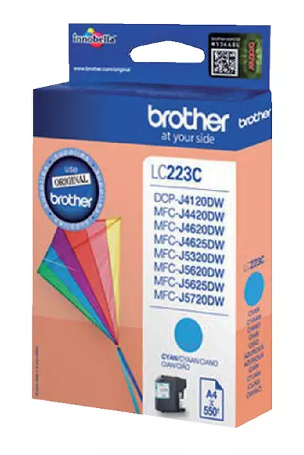 Een Inktcartridge Brother LC-223C blauw koop je bij De Joma BV