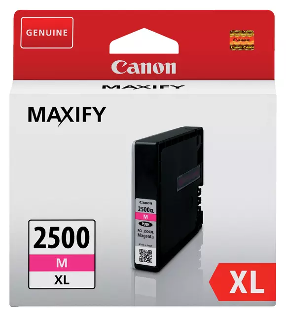 Een Inktcartridge Canon PGI-2500XL rood koop je bij De Joma BV