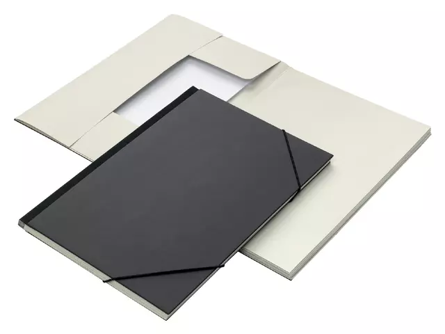 Een Combinatiemap Jalema folio 6 vakken 240gr zwart koop je bij De Joma BV