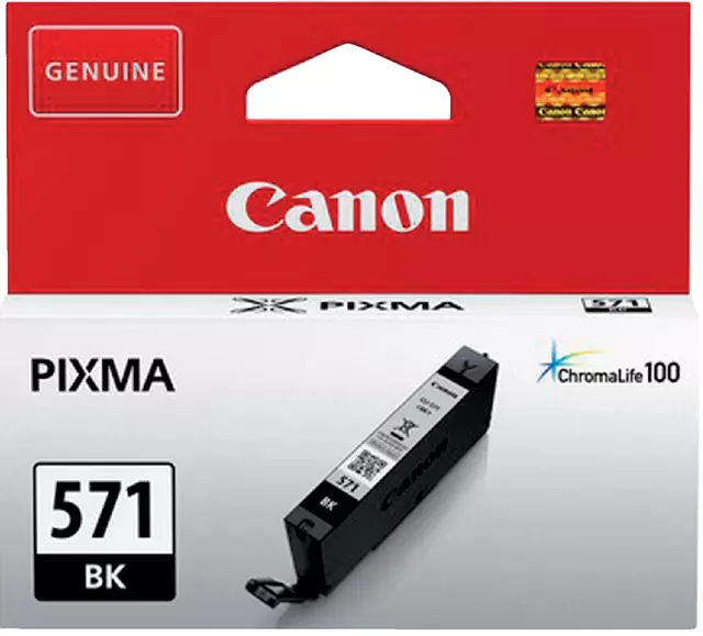 Een Inktcartridge Canon CLI-571 zwart koop je bij De Joma BV