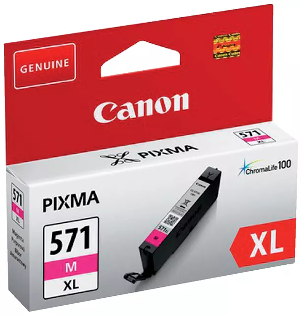 Een Inktcartridge Canon CLI-571XL rood koop je bij All Office Kuipers BV