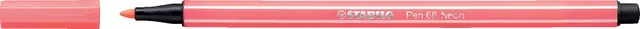 Een Viltstift STABILO Pen 68/040 medium neon rood koop je bij Kantorice office & business supplies